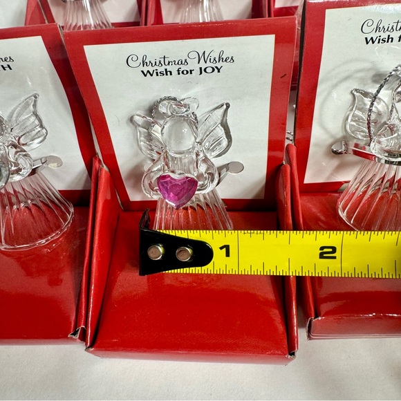 Lot of 10 Ganz glass angels. Adorable glass Christmas angels each in its display - Picture 9 of 11
